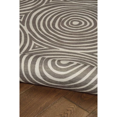 Solway Washable Outdoor Rug Ivory/Brown - Linon - Image 4