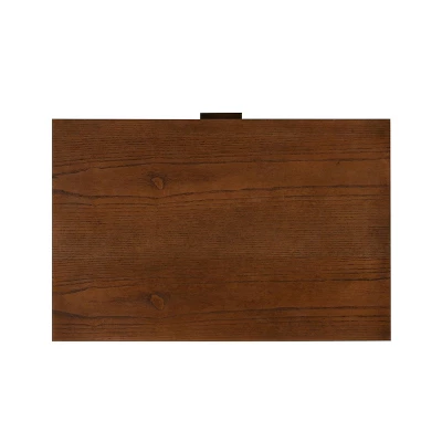 Reid 4 Drawer Chest Walnut - Linon - Image 5