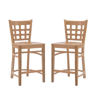 Set Of 2 Lola Counter Height Barstools - Linon - Image 10