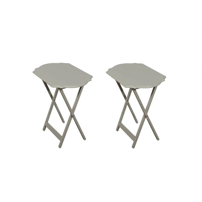 Set Of 2 Ledda Folding Snack Tray - Linon - Image 6