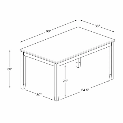 Jordan Dining Table - Linon - Image 11