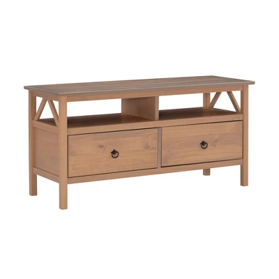 Titian Rustic TV Stand For TVs Up To 40" - Linon - Image 10