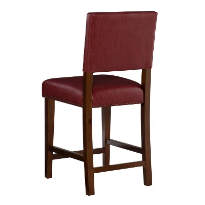 24" Brook Counter Height Barstool - Linon - Image 2