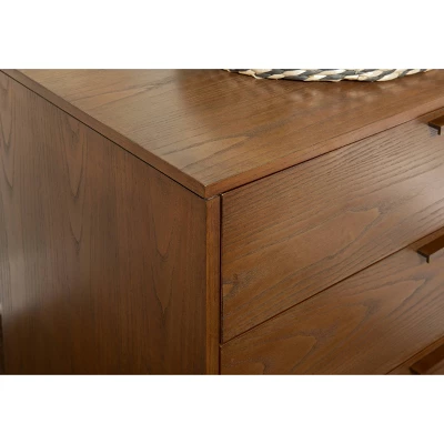 Reid 4 Drawer Chest Walnut - Linon - Image 10
