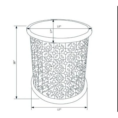 Lainey Side Table - Linon - Image 5