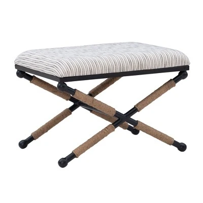 Ashburn Campaign Accent Stool - Linon - Image 10