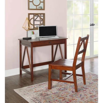 Computer Desk Tobacco - Linon - Image 9