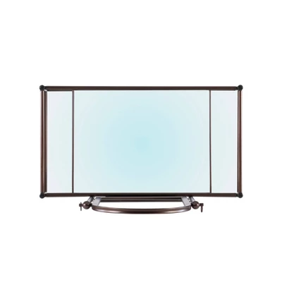 Clarisse Metal Vanity Set Brown - Linon - Image 6