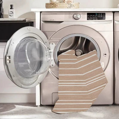 Nimbus Washable Outdoor Rug Tan/Ivory - Linon - Image 7