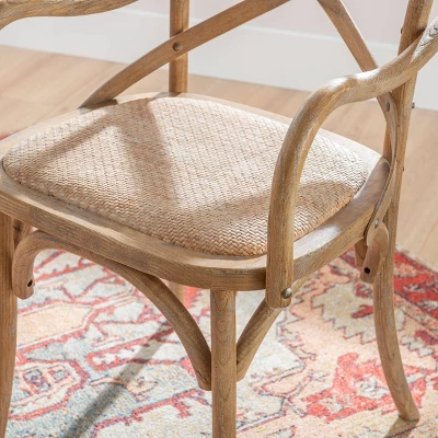 Helia Arm Chair Ash Gray - Linon - Image 7