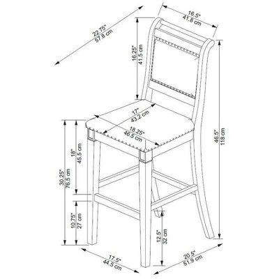 Emmy Barstool - Linon - Image 9