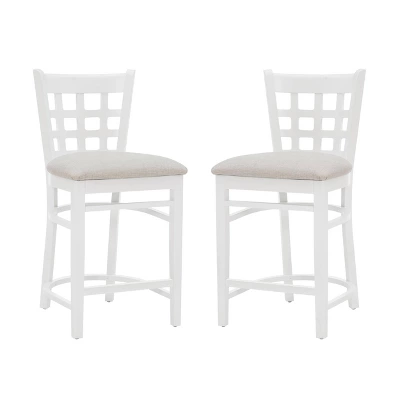 Set Of 2 Lola Counter Height Barstools - Linon - Image 11