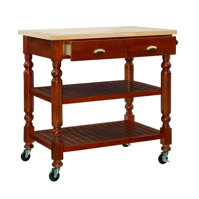 Barker Kitchen Cart And Islands - Linon - Image 3