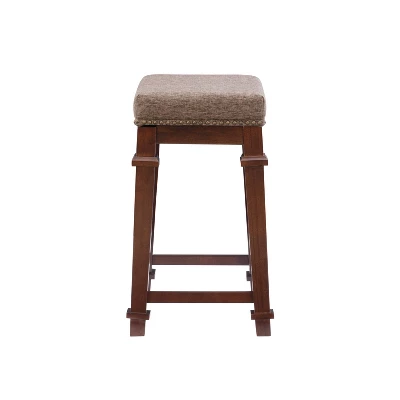 Kennedy Backless Counter Height Barstool Wood - Linon - Image 3