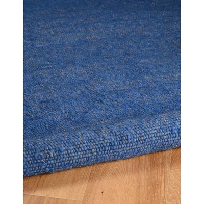 Verginia Solid Berber Reversible Flatweave Rug - Linon - Image 3