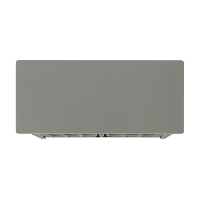 Largo Double Door Cabinet Gray - Linon - Image 8