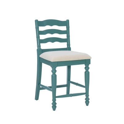 24" Marino Counter Height Barstool Upholstered Seat & Back - Linon - Image 11