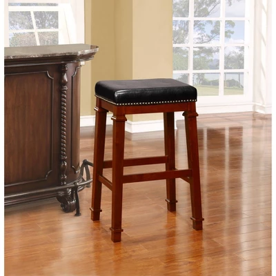 Kennedy Backless Barstool Wood - Linon - Image 2