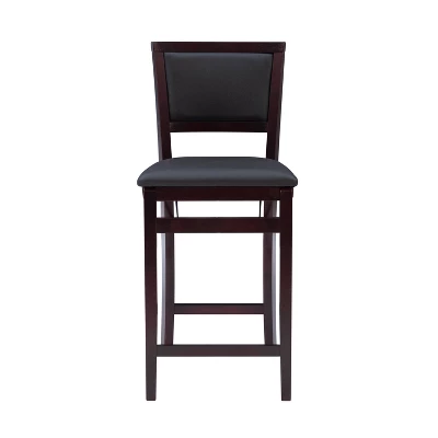25" Torrin Folding Counter Height Barstool Espresso - Linon - Image 2