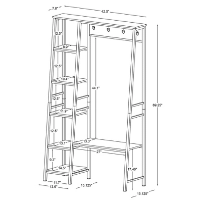 Austin Hall Tree - Linon - Image 8