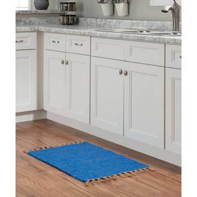 Verginia Solid Berber Reversible Flatweave Rug - Linon - Image 4