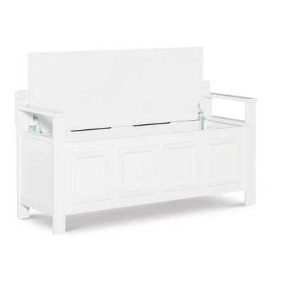 Laredo Storage Bench White - Linon