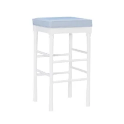 Set Of 2 Devin Barstool White - Linon