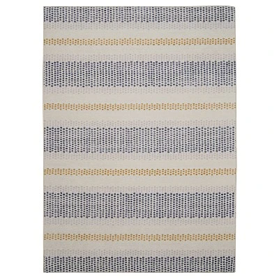 Maldon Washable Outdoor Rug Ivory/Blue - Linon - Image 12