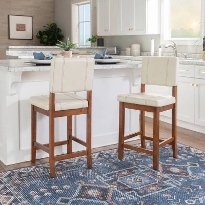 24" Milano Counter Height Barstool - Linon - Image 6