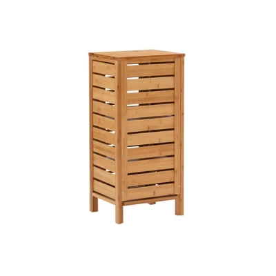 Bracken One-Door Floor Cabinet Natural - Linon - Image 5