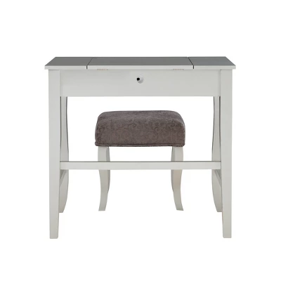 Harper Vanity Set Silver - Linon - Image 7