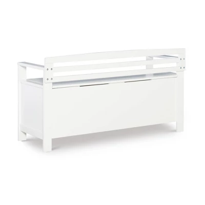 Laredo Storage Bench White - Linon - Image 6