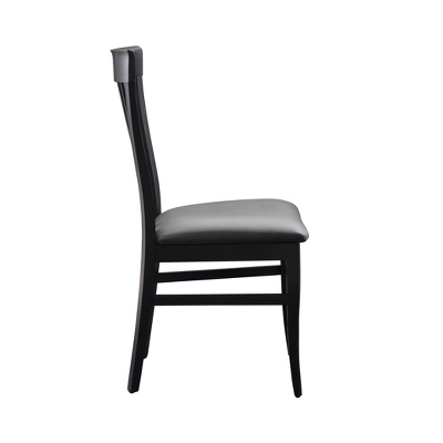 Set Of 2 Smythe Upholstered Chairs Black - Linon - Image 4