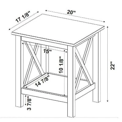 Davis End Table - Linon - Image 9