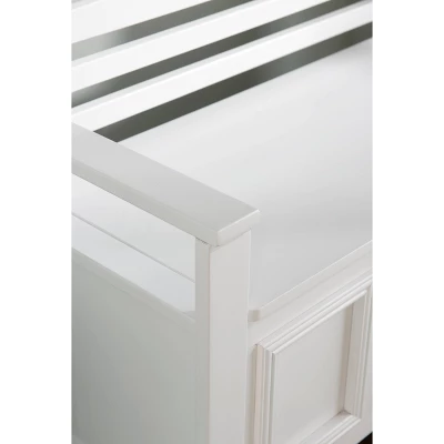 Laredo Storage Bench White - Linon - Image 12