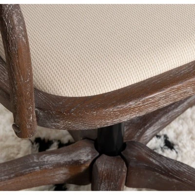 Carson Café Office Chair Gray - Linon - Image 6