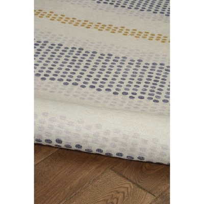 Maldon Washable Outdoor Rug Ivory/Blue - Linon - Image 4