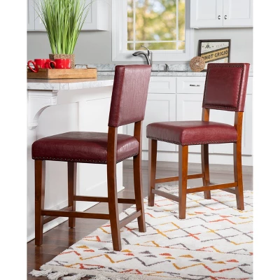 24" Brook Counter Height Barstool - Linon - Image 4