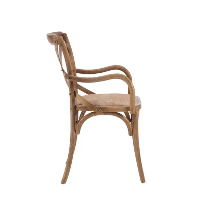 Helia Arm Chair Ash Gray - Linon - Image 3