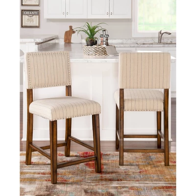 24" Brook Counter Height Barstool - Linon - Image 6