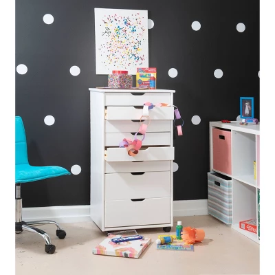 Cary 8 Drawer Rolling Storage Cart - Linon - Image 10