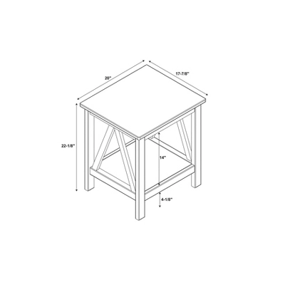 Titian End Table - Linon - Image 7