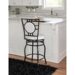 Teagan Adjustable Stool Black - Linon