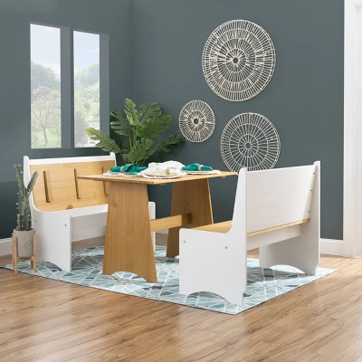 Large Merrill Back Rest Bench - Linon - Image 14