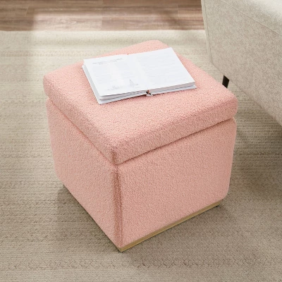 Lucinda Square Ottoman - Linon - Image 8