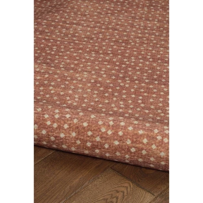 Tawney Washable Outdoor Rug Orange/Ivory - Linon - Image 4