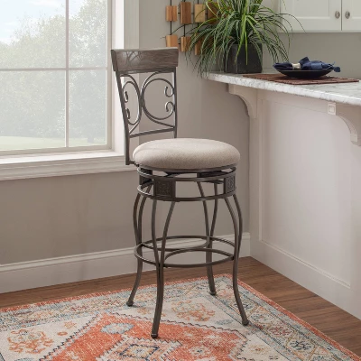 Nora Big And Tall Barstool - Linon