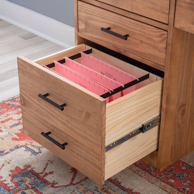 Vanessa Desk 1 File Cabinet - Linon - Image 13