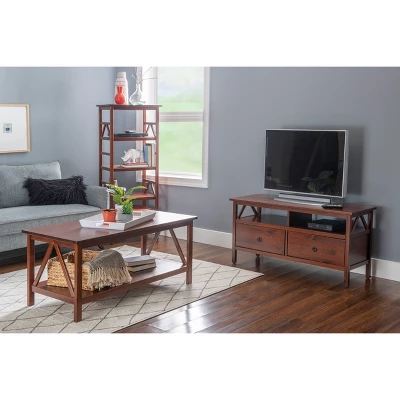 Titian Rustic TV Stand For TVs Up To 40" - Linon - Image 5