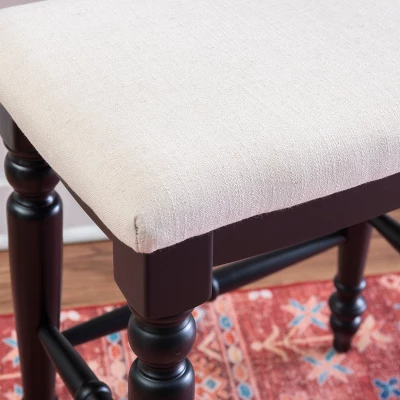 Marino Backless Counter Height Barstool Wood - LInon - Image 6